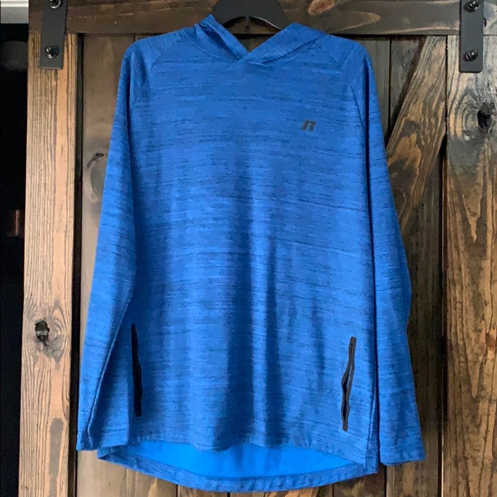 Russell hooded light weight sweatshirt